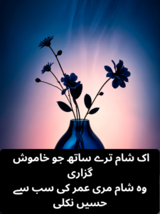 Aesthatic shayari in urdu