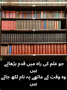 Best Education Poetry in Urdu