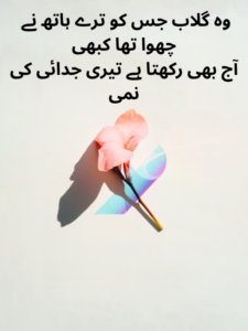 Sad Flower Shayari in Urdu