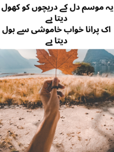 Beautiful October Shayari