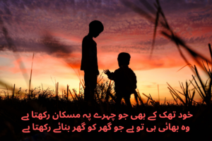 Brother Poetry In Urdu Text - Best 220 Bhai Shayari